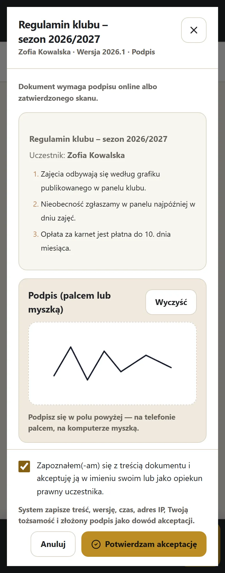Podpis dokumentu online