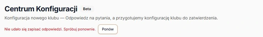 Niepotwierdzony zapis odpowiedzi i ręczne Ponów