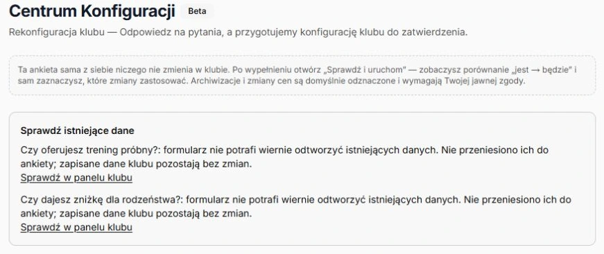 Istniejący plan i rabat wymagające osobnego sprawdzenia bez zmiany ich definicji