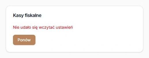 Kasy fiskalne — nieznany stan i ponowny odczyt