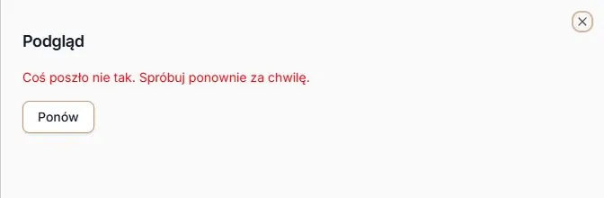 Niepotwierdzone dane nie zastępują szczegółów właściwej faktury