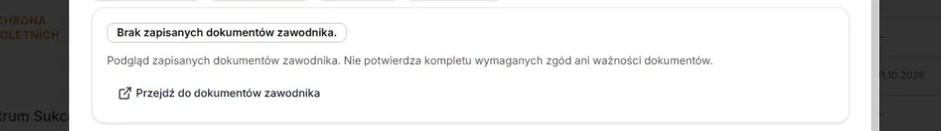 Dokumenty — brak zapisów w tym podglądzie
