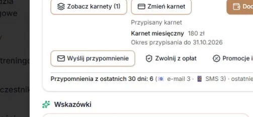 Przypomnienie i zwolnienie z opłat