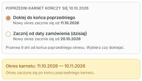 Doklejony cykl od-do — 11 października–10 listopada