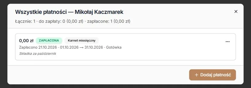 Zerowa należność zamknięta bez przyjęcia pieniędzy
