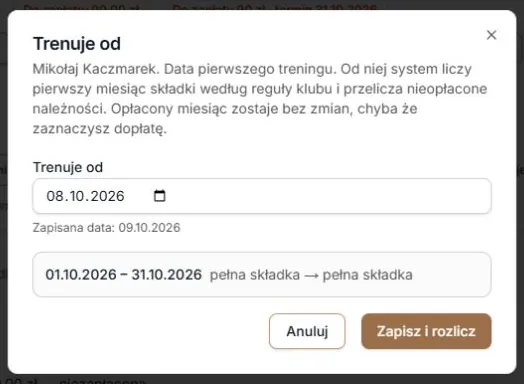 Aktualna zapisana data i nowy podgląd po konflikcie