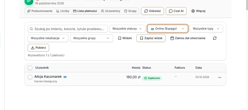 Kanał: Online (Espago)