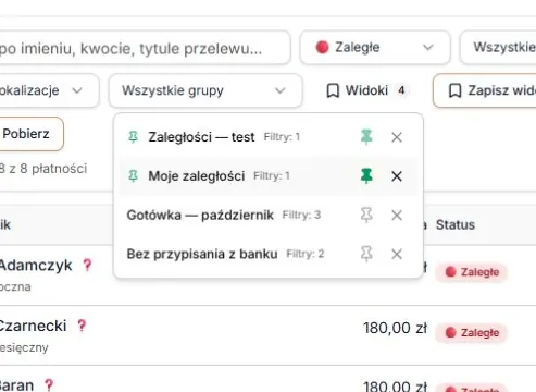 Przypięty widok