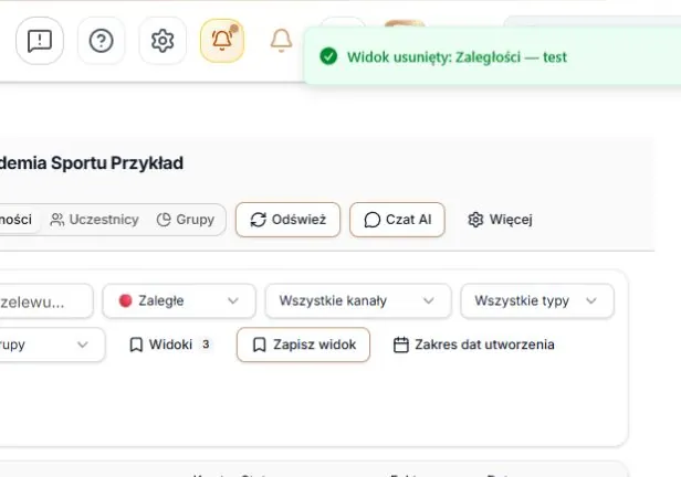 Usunięty widok