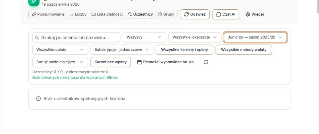 Grupa bez aktualnych uczestników