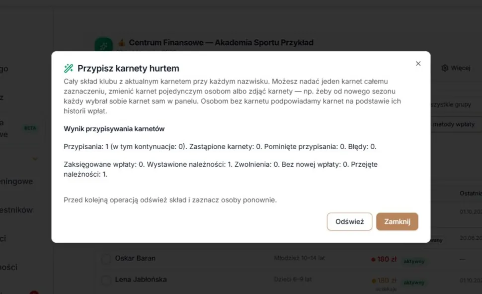 Istniejąca należność przejęta bez potwierdzania otrzymania pieniędzy
