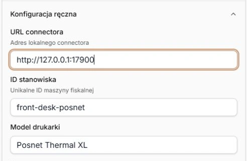 Powrót do Posnet — jego zapisany adres, stanowisko i model