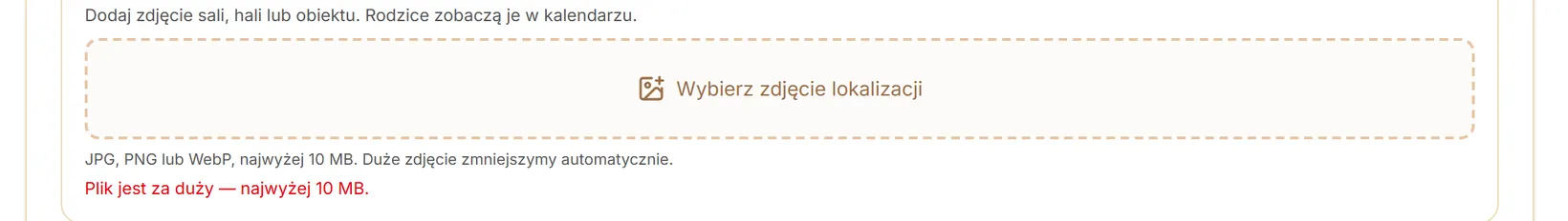Plik za duży