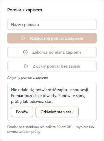 Utracone potwierdzenie zakończenia: zachowany pomiar i dwa sposoby sprawdzenia tej samej próby
