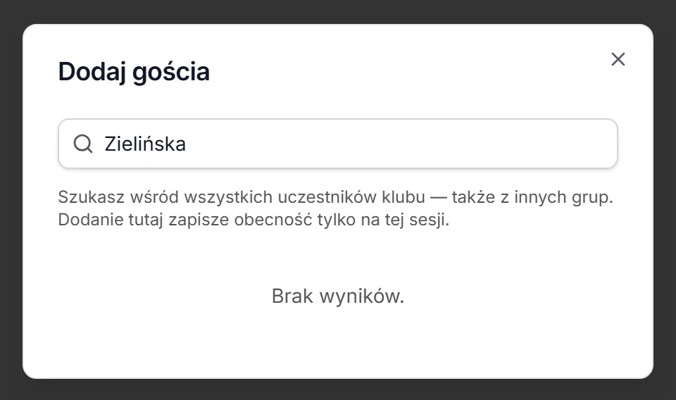 Brak wyników