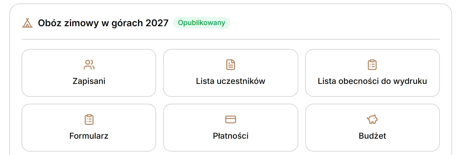 Kafelki bez „Podpisz karty przez kierownika”