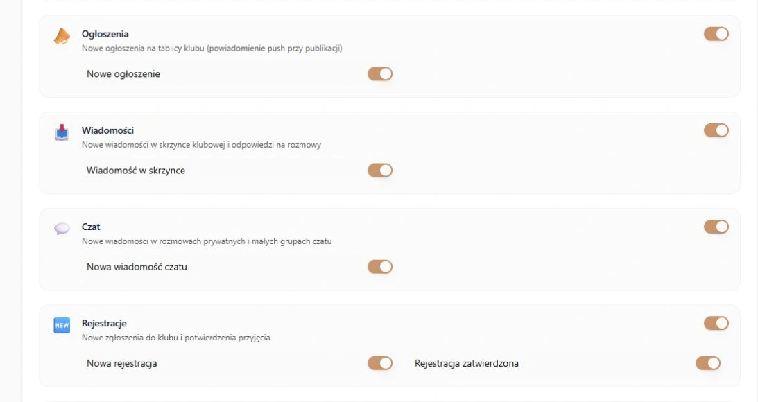 Na telefon — osobne rodzaje ogłoszeń, skrzynki, czatu i rejestracji; rzeczywista karta, bez wysyłki