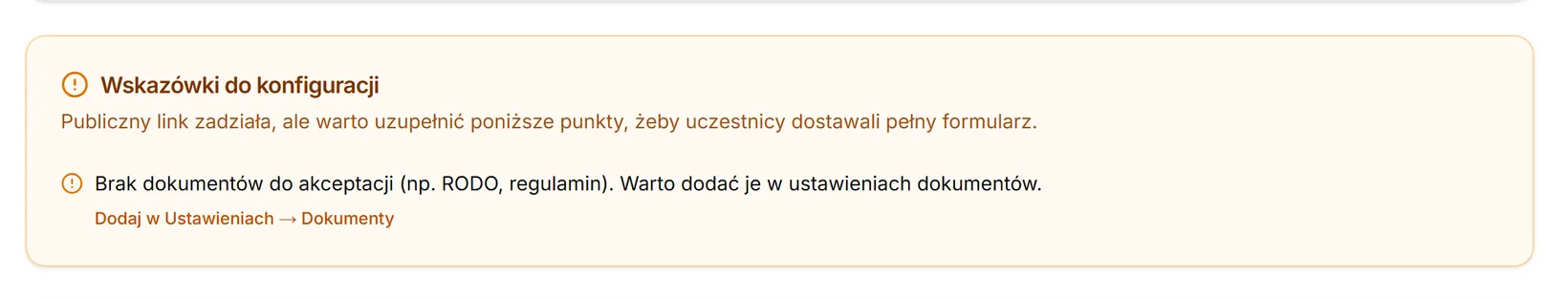 Wskazówki do konfiguracji