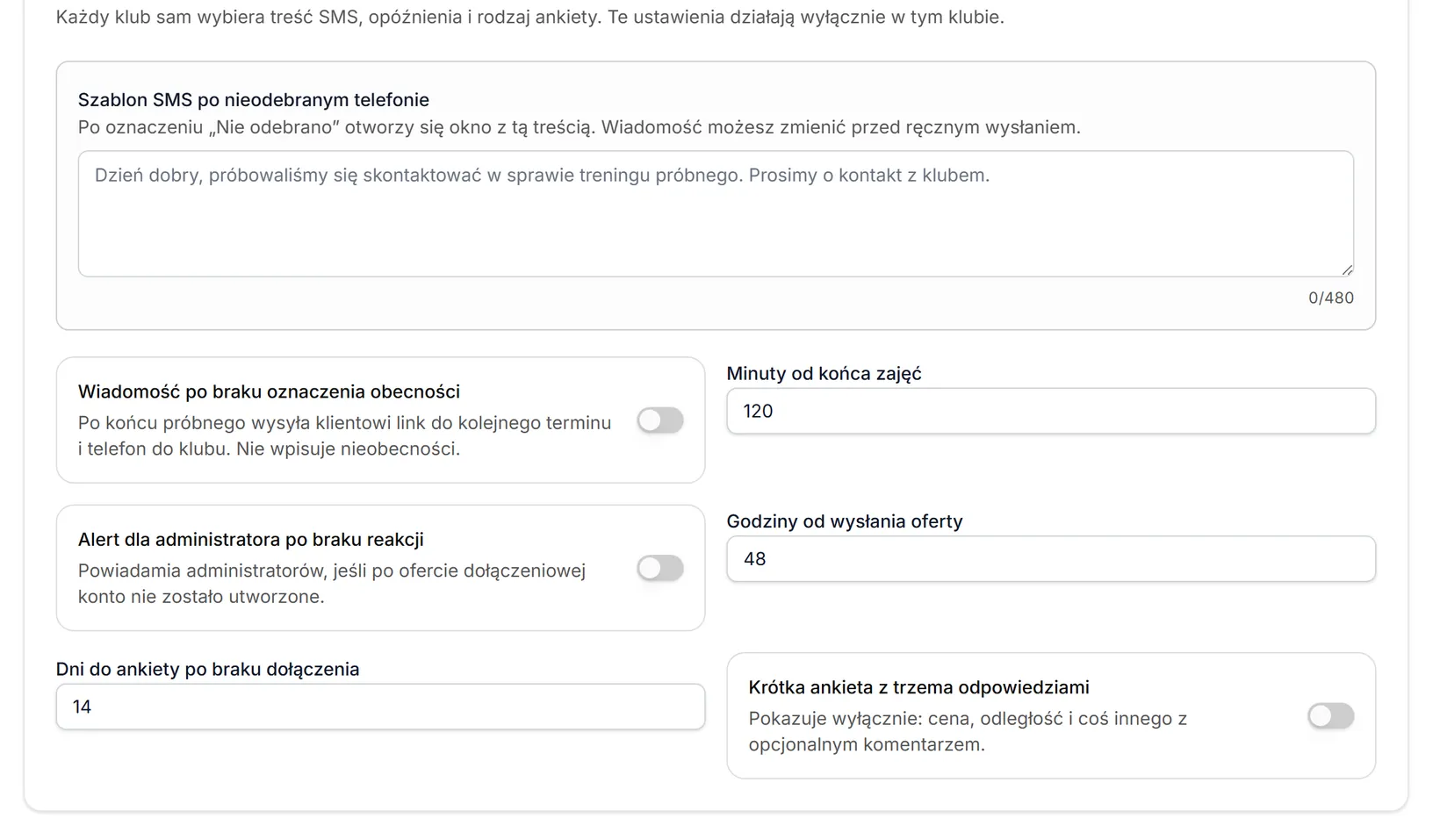 Kontakty i bezpieczniki rekrutacji