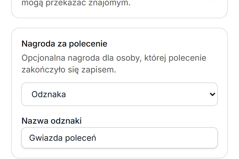 Nagroda: odznaka