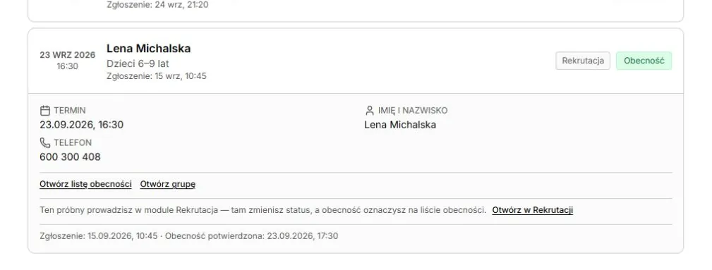 Archiwum — próbny z Rekrutacji